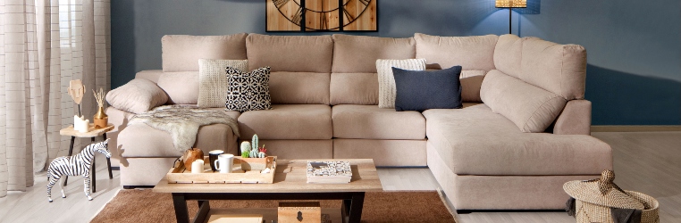 navegador Centrar más 4 cojines para sofá beige, ¡luce tu salón cada temporada!